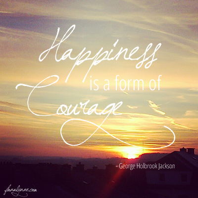 "Happiness is a form of Courage" // On finding joy again after a miscarriage. Fiona Lynne Koefoed-Jespersen