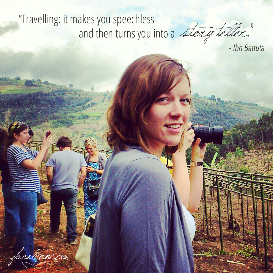 "Travelling; it makes you speechless and then turns you into a storyteller" - Ibn Battuta