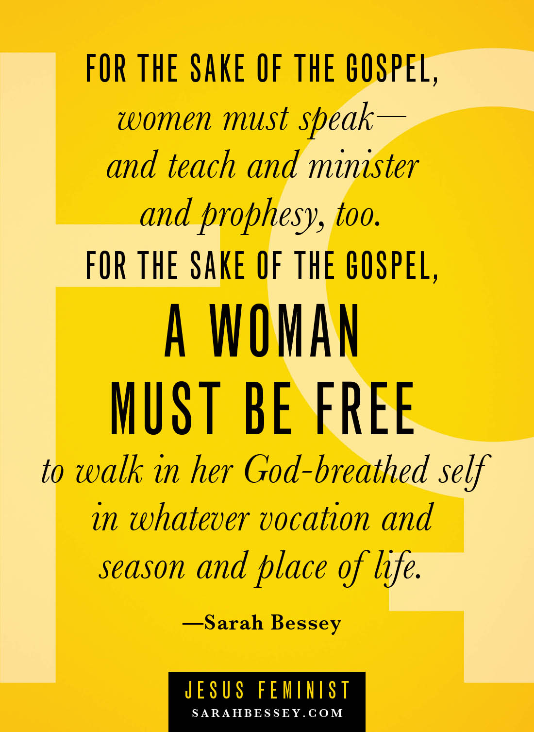 Jesus Feminist // I am not a side issue! - my post for Sarah Bessey's synchroblog
